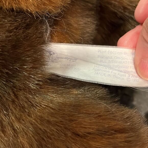 MJC International 1992 Plush Stuffed Vintage Brown Teddy Bear 12" - Picture 7 of 7